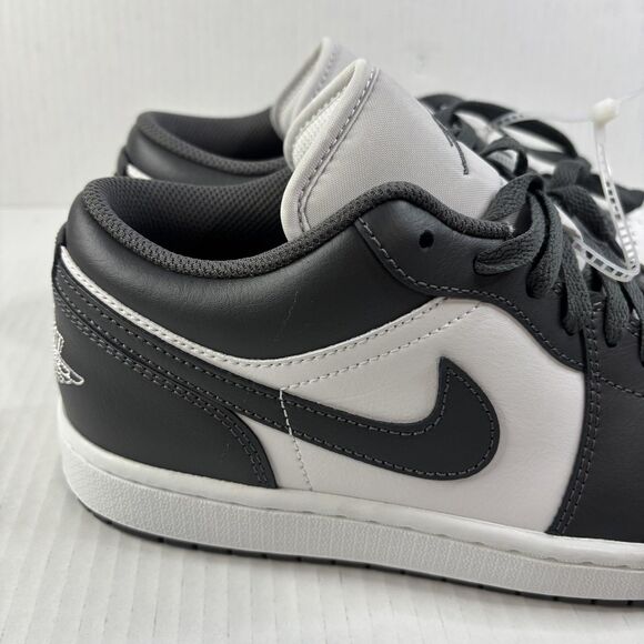 Nike Air Jordan 1 Low Shoes Iron Gray Summit White 553558-044 Men's 9.5 NEW - Picture 10 of 11